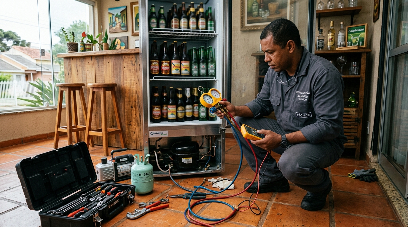 Conserto de Cervejeira em Zona Leste‑SP